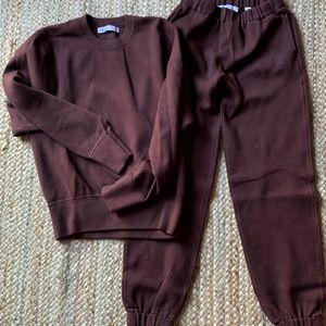 Zara Plush jogging set